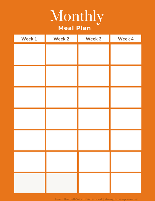 Monthly Meal Plan