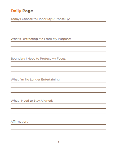 Peace & Purpose Journal