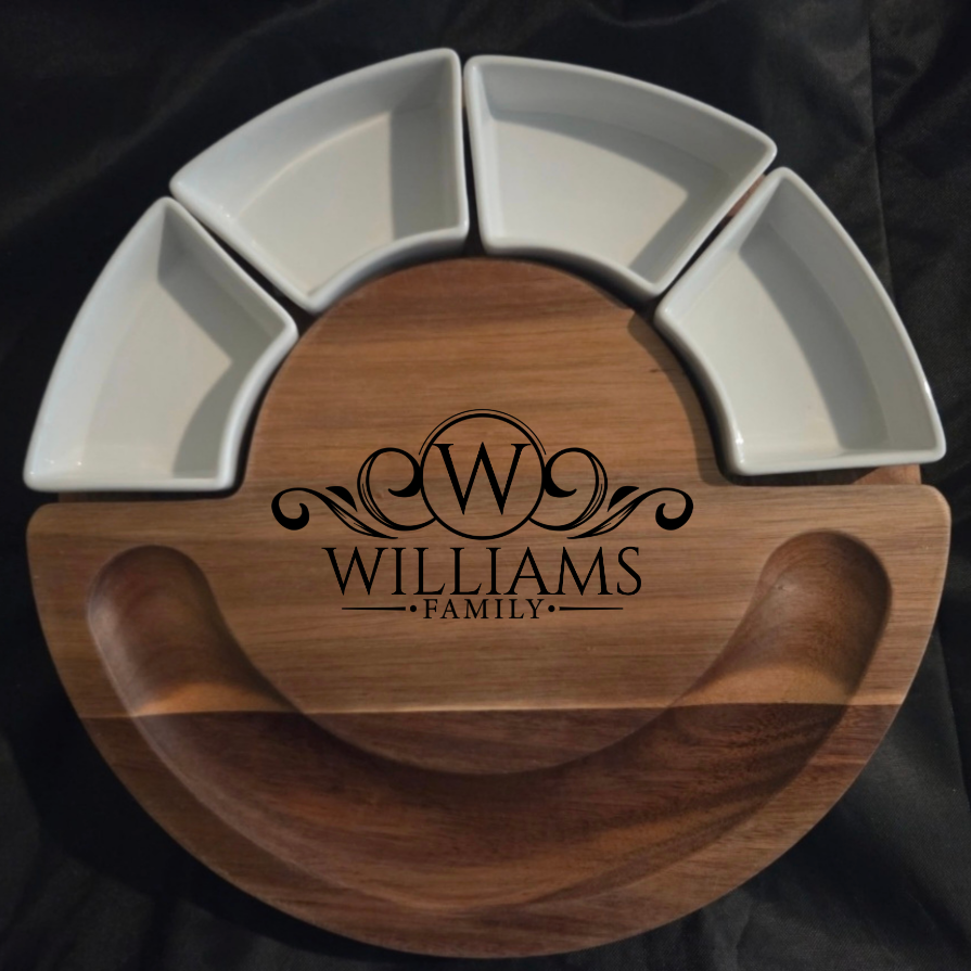 Personalized Charcuterie Board Set