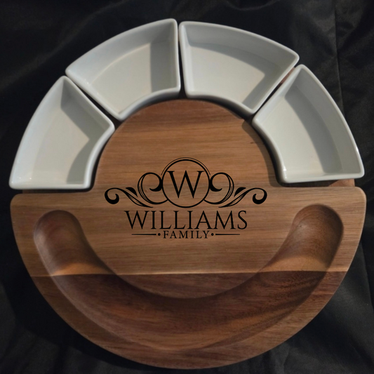 Personalized Charcuterie Board Set