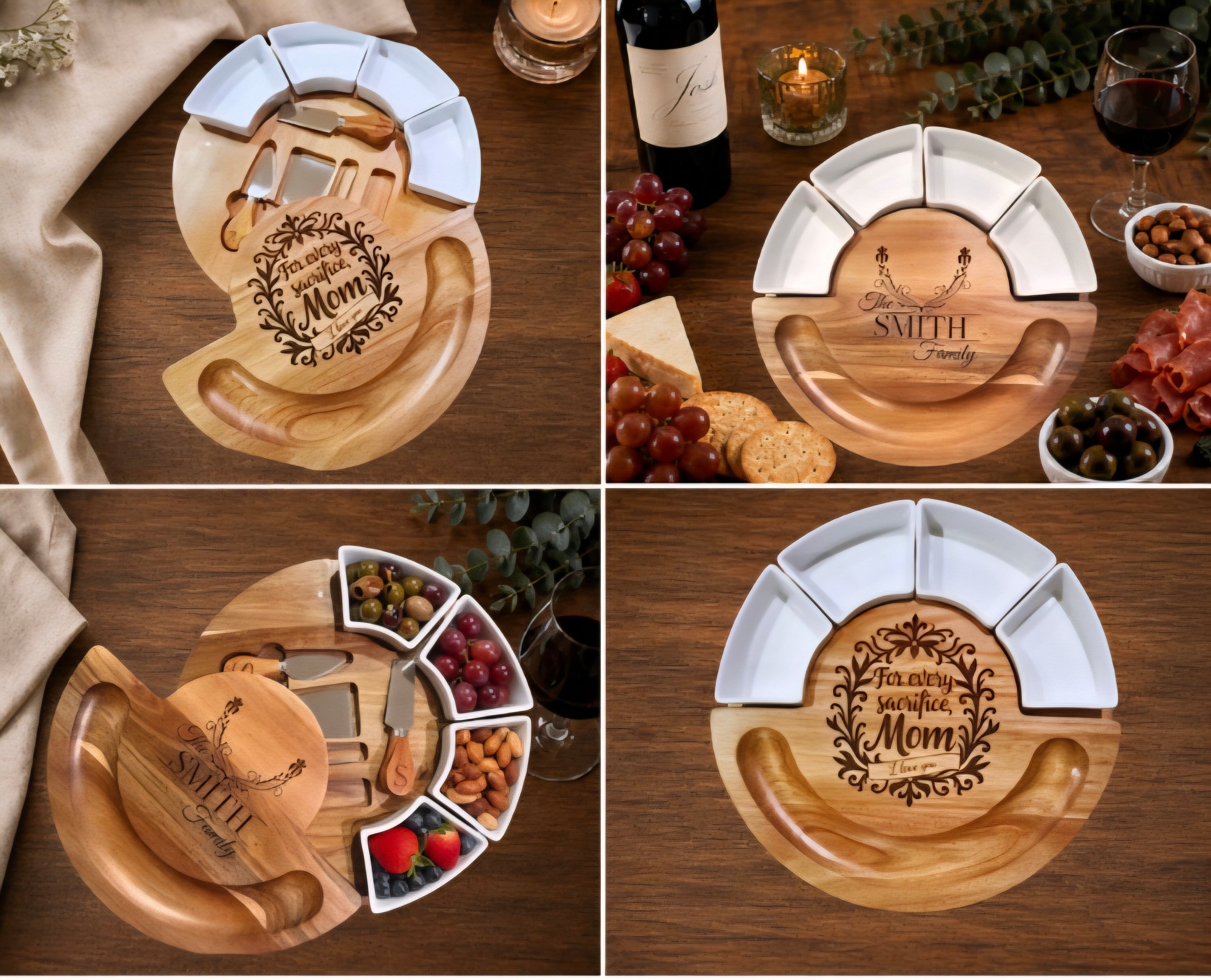 Personalized Charcuterie Board Set