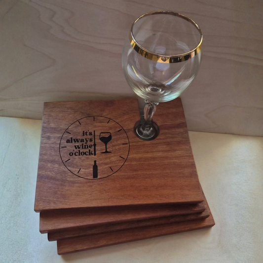 Personalized Wine Glass Charcuterie Board