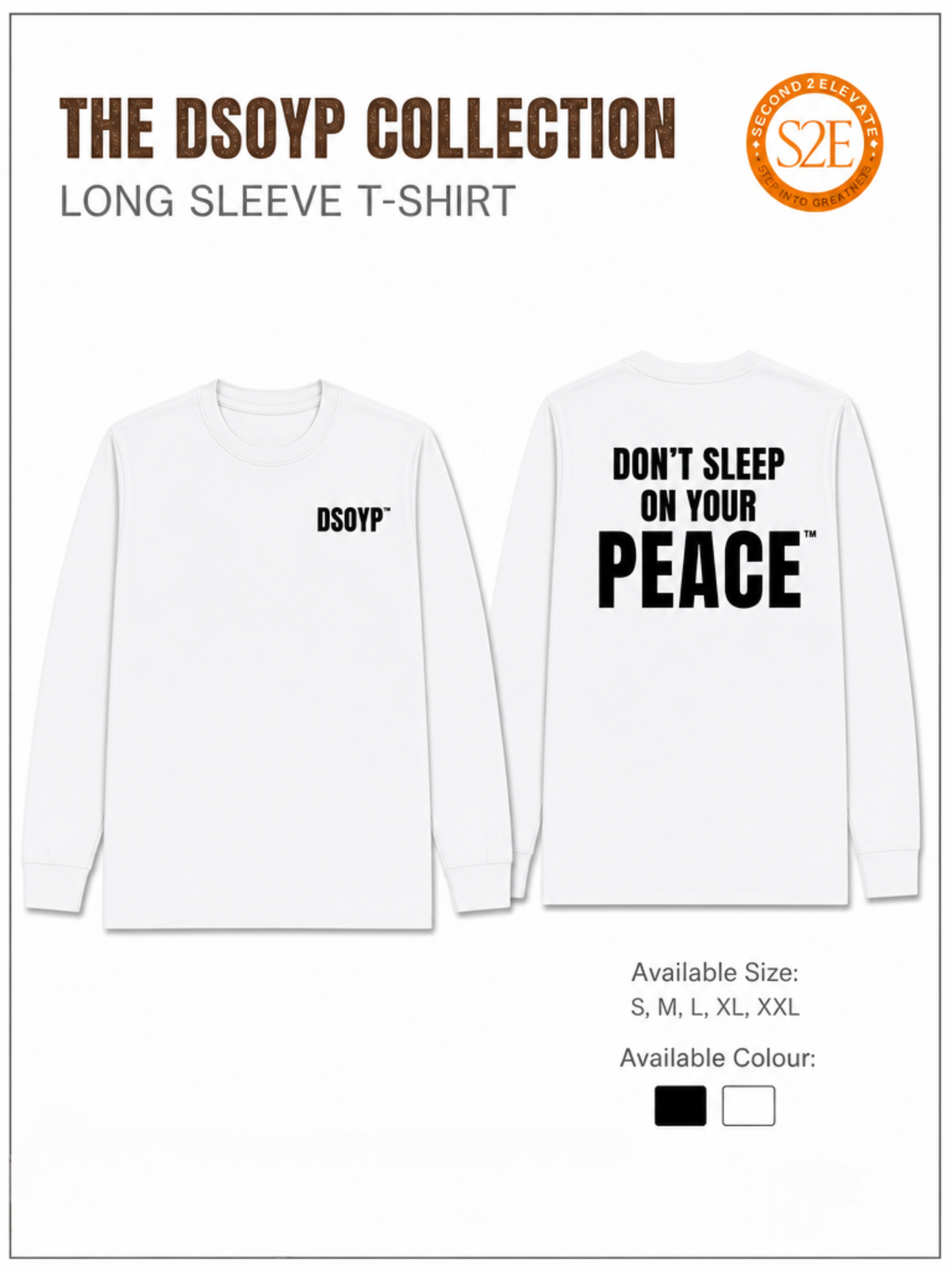 Don't Sleep On Your Peace - Long Sleeve T-shirt